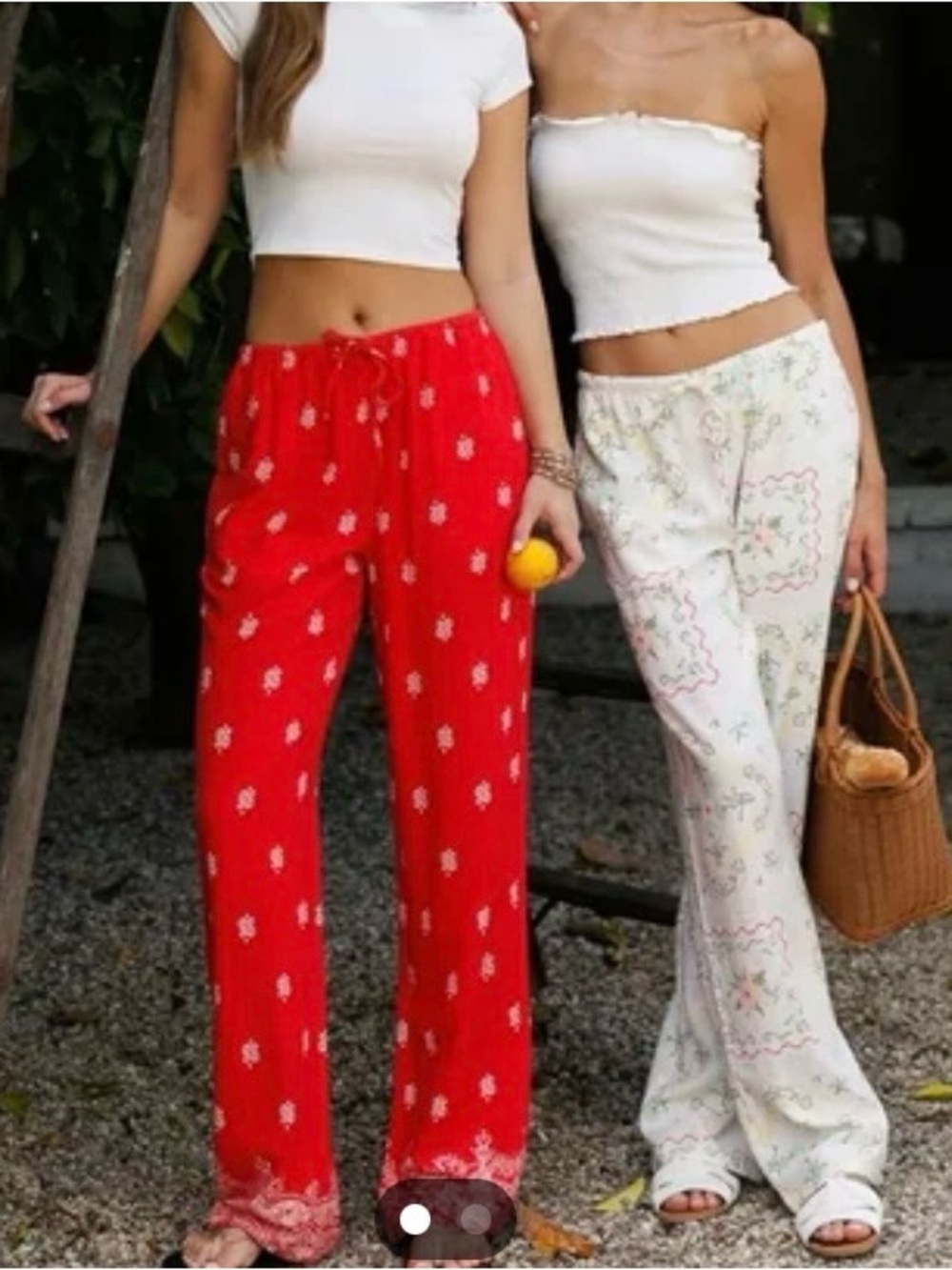 NWT Linen Blend pull on pants. Large.